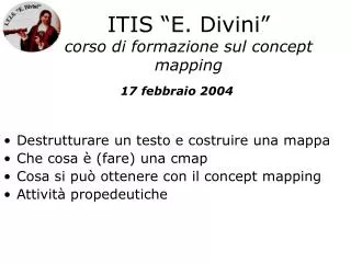 itis e divini corso di formazione sul concept mapping