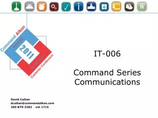 IT-006 Command Series Communications