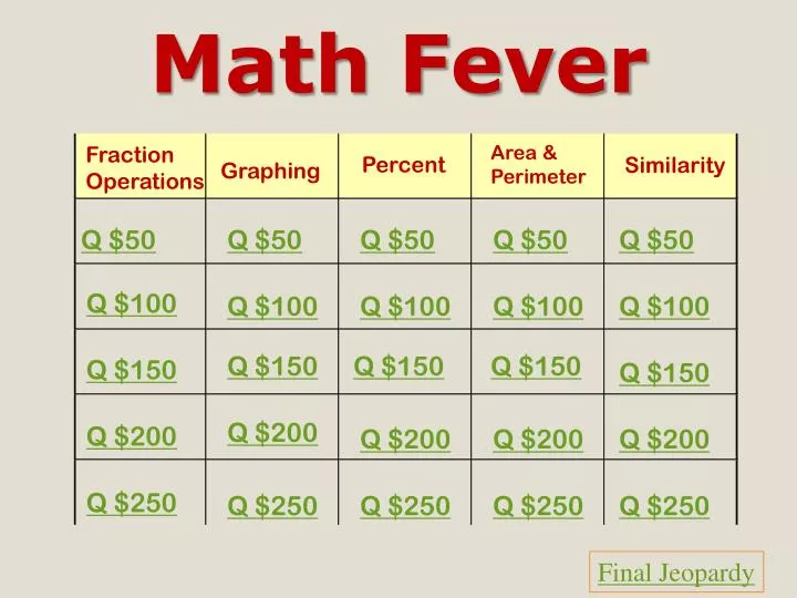 math fever