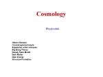 Cosmology - slide 1