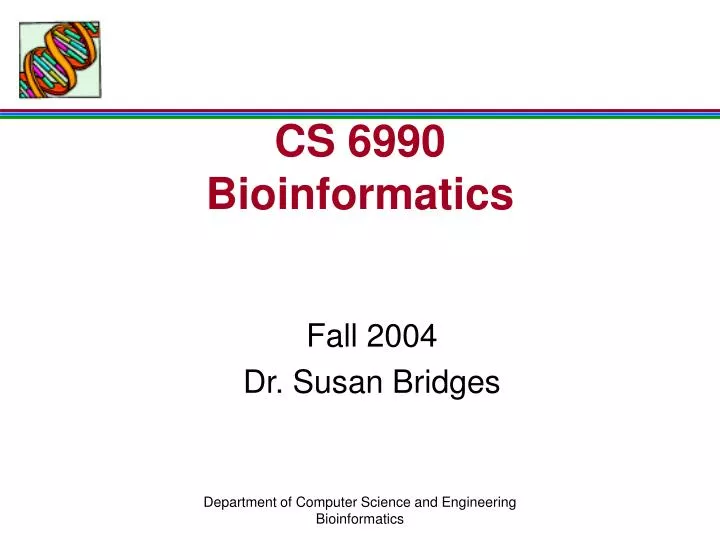 cs 6990 bioinformatics