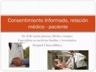 consentimiento informado relaci n m dico paciente