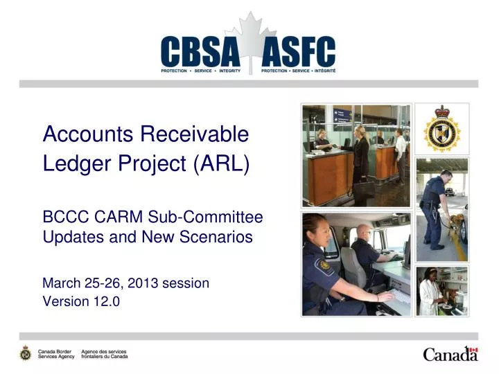 accounts receivable ledger project arl bccc carm sub committee updates and new scenarios