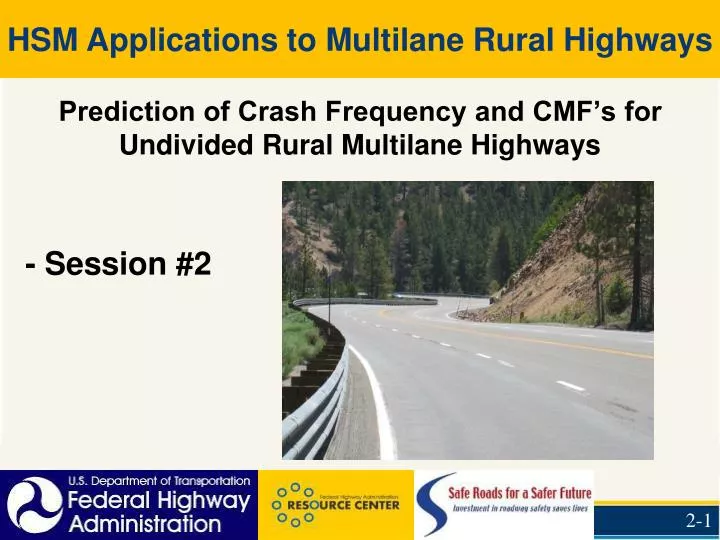 prediction of crash frequency and cmf s for undivided rural multilane highways