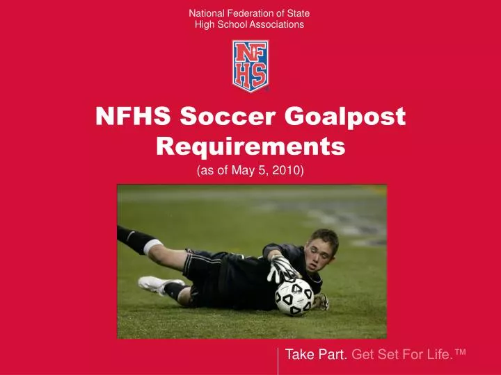 nfhs soccer goalpost requirements