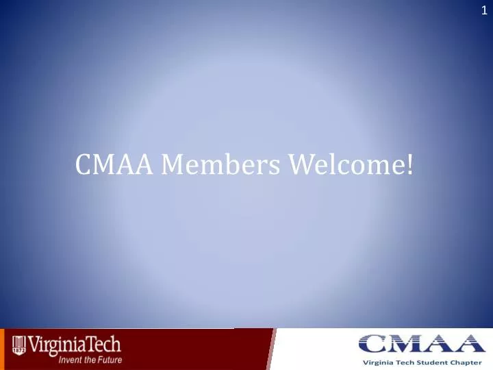 cmaa members welcome