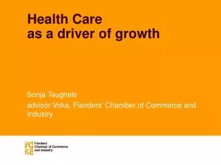 Health Care as a driver of growth