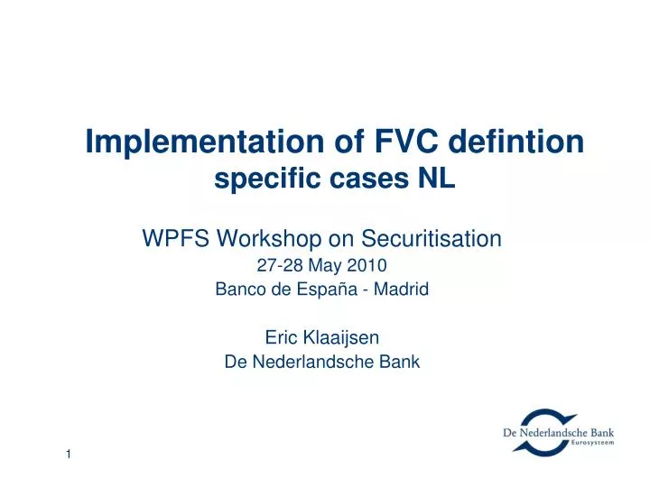 implementation of fvc defintion specific cases nl