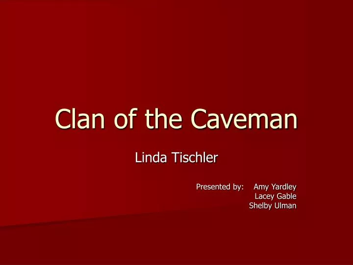 clan of the caveman