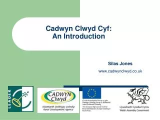 Cadwyn Clwyd Cyf: An Introduction