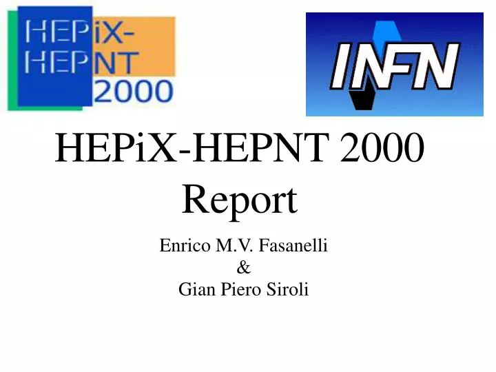 hepix hepnt 2000 report