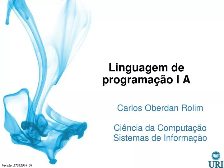 linguagem de programa o i a