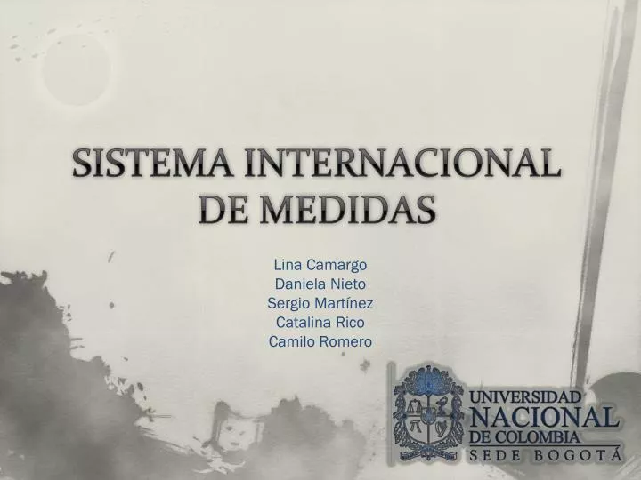 sistema internacional de medidas