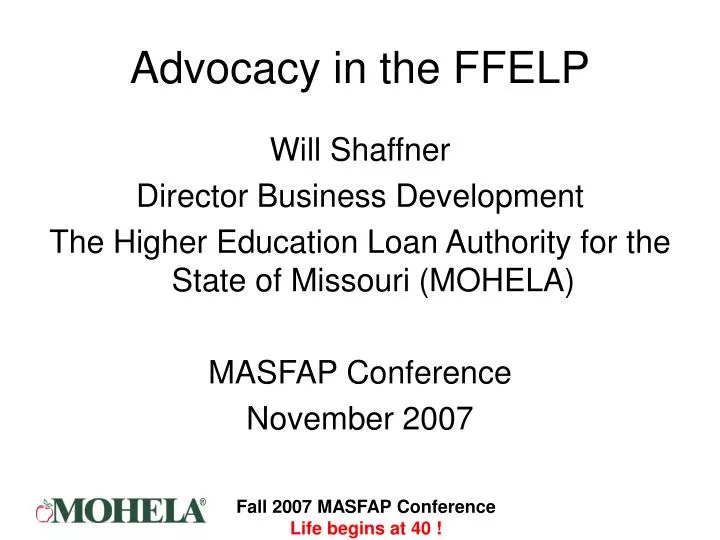 advocacy in the ffelp