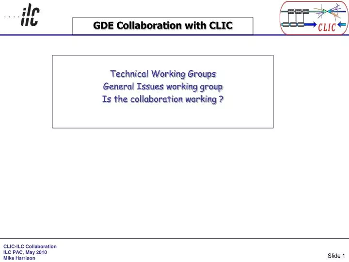 gde collaboration with clic