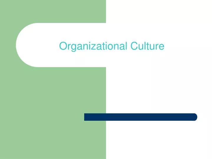 organizational culture