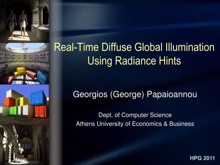georgios george papaioannou dept of computer science athens university of economics business