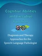 Cognitive Abilities and Executive Function - slide 1