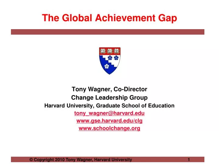 the global achievement gap