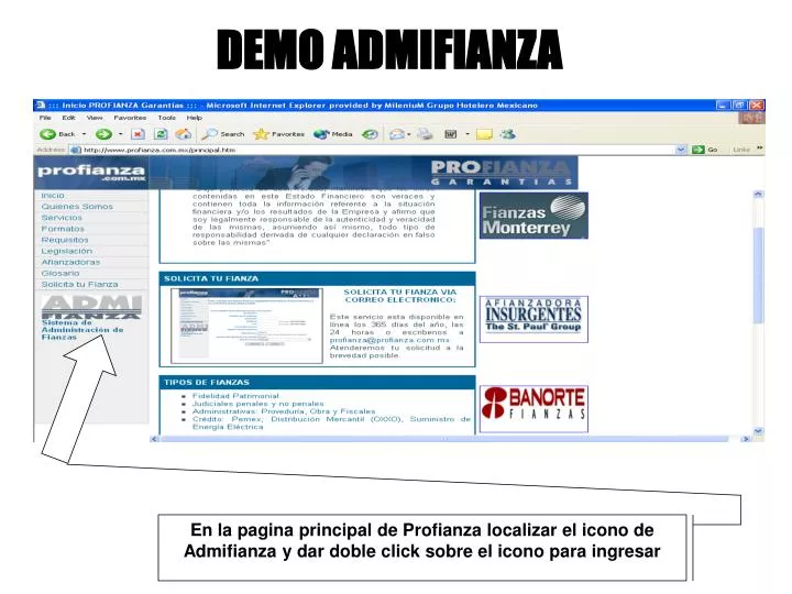 demo admifianza