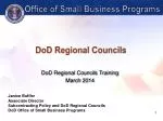 DoD Regional Councils - slide 1