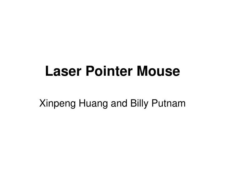 laser pointer mouse