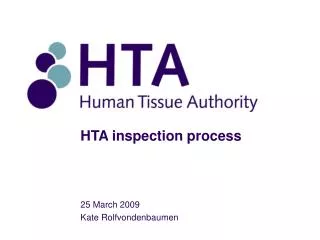 HTA inspection process