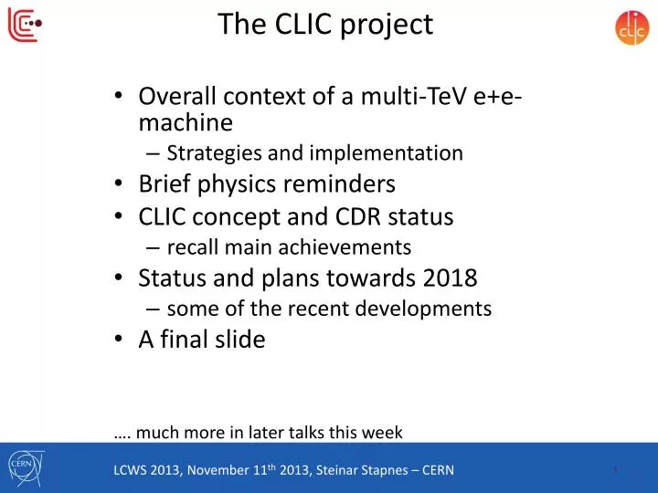 the clic project