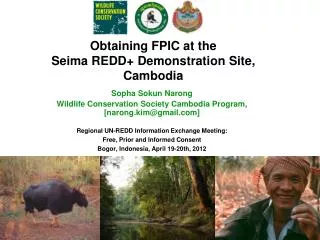 Obtaining FPIC at the Seima REDD+ Demonstration Site, Cambodia