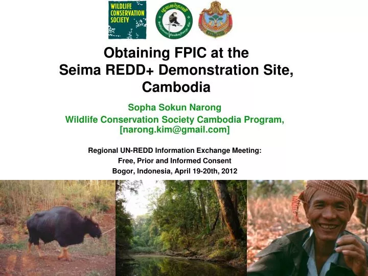 obtaining fpic at the seima redd demonstration site cambodia