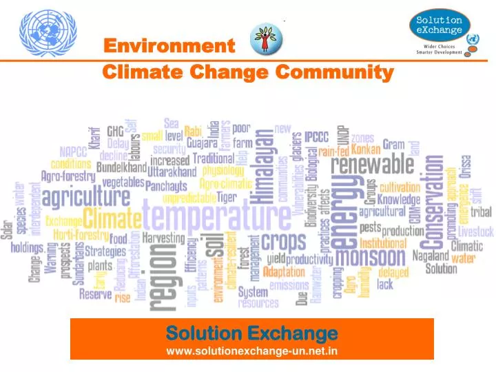 climate change community
