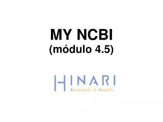 my ncbi m dulo 4 5