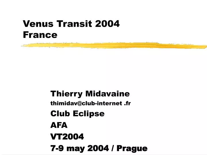 venus transit 2004 france