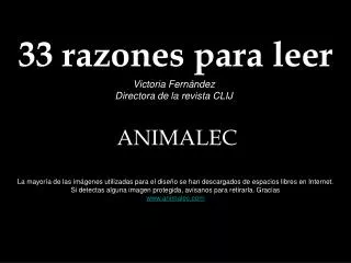 33 razones para leer