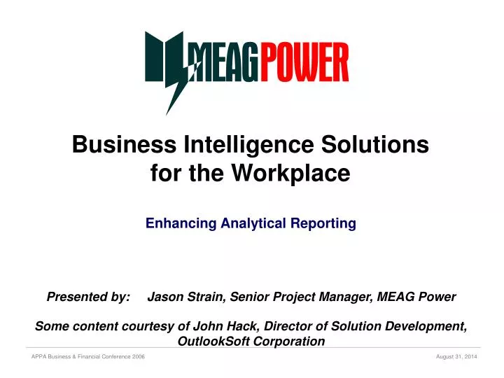 business intelligence solutions for the workplace