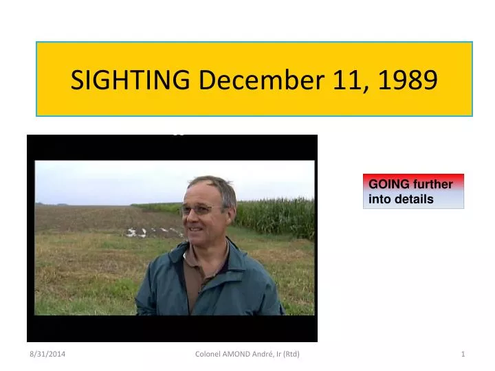 sighting december 11 1989