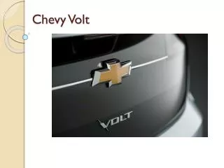Chevy Volt