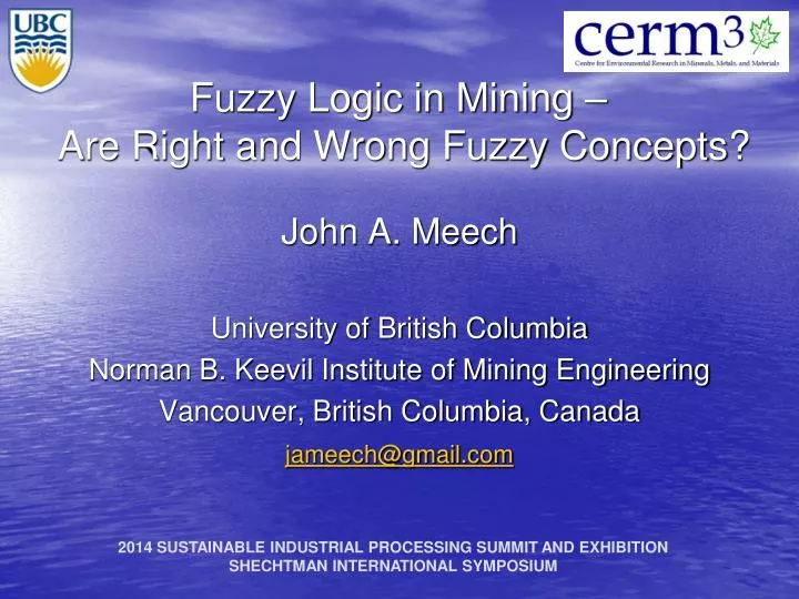 fuzzy logic in mining are right and wrong fuzzy concepts