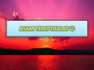 asam terepthalat