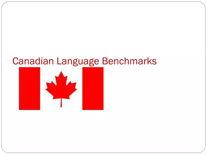 canadian language benchmarks