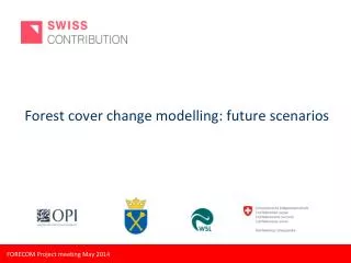 Forest cover change modelling: future scenarios