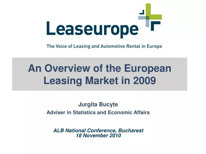 an overview of the european leasing market in 2009