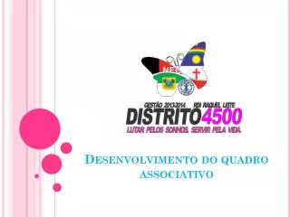 desenvolvimento do quadro associativo