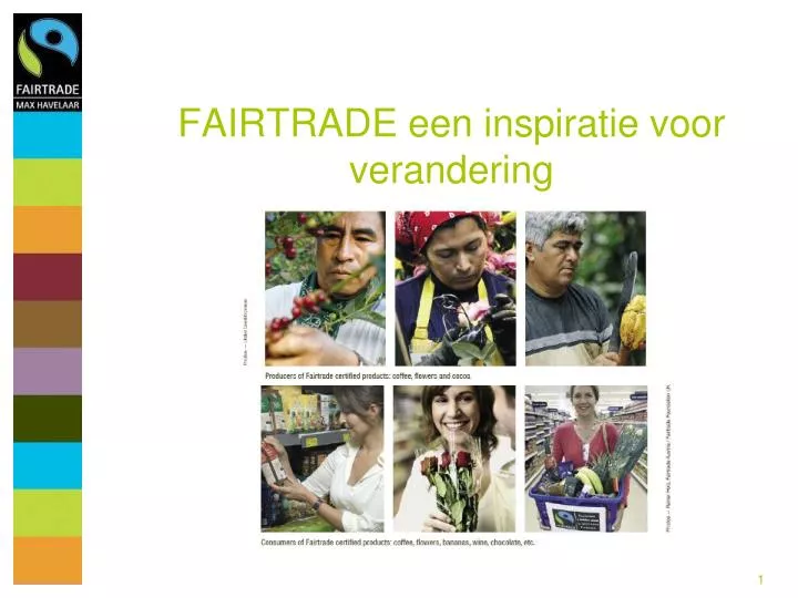 fairtrade een inspiratie voor verandering
