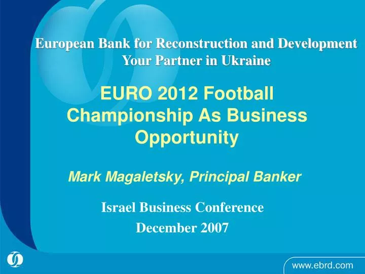 euro 2012 football championship as business opportunity