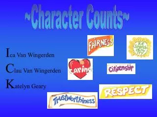 ~Character Counts~