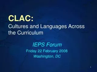 clac cultures and languages across the curriculum