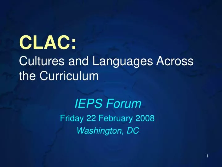 clac cultures and languages across the curriculum