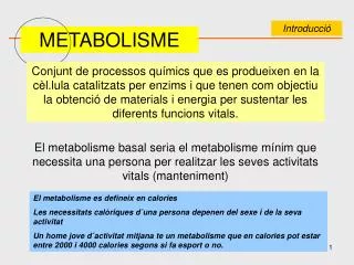 metabolisme