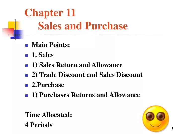 chapter 11 sales and purchase